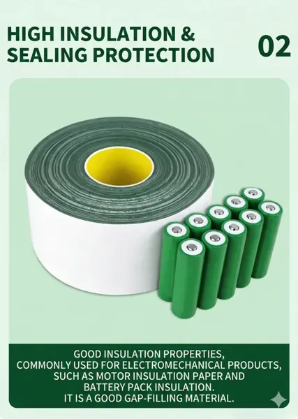 Fishpaper insulation gasket for battery cells