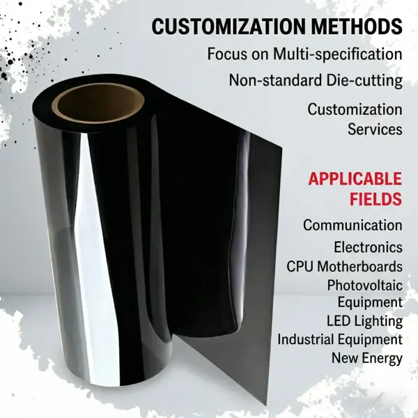 Synthetic graphite sheet for heat spreading