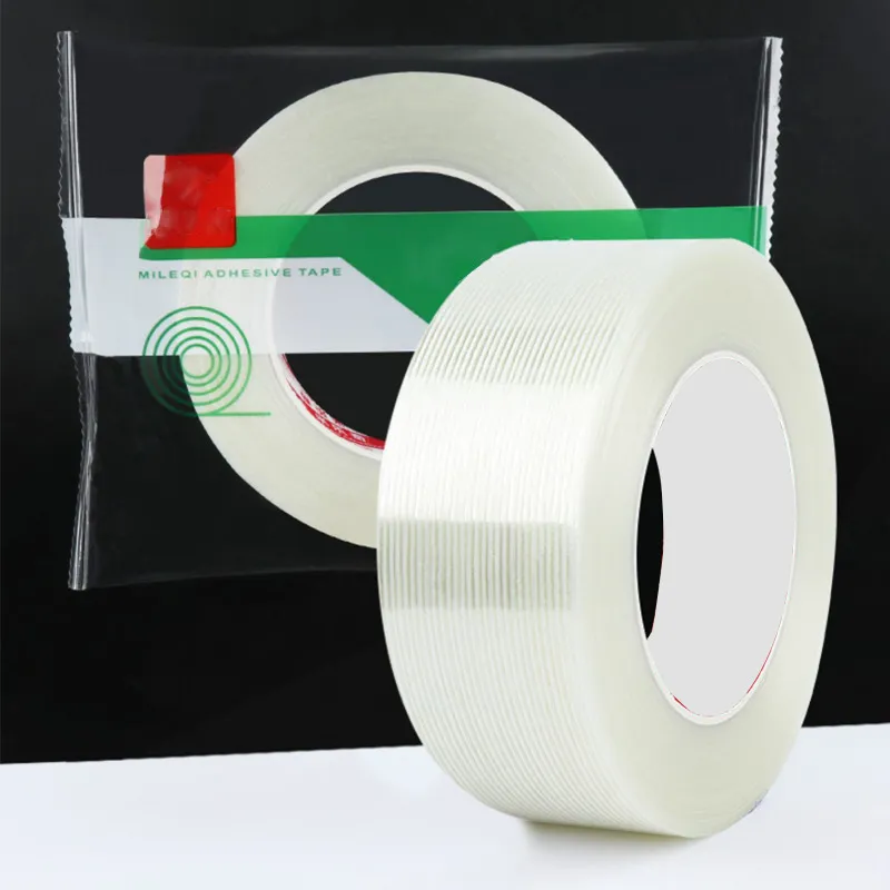 High strength glass fiber grid tape