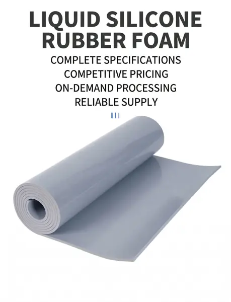 High resilience liquid silicone foam