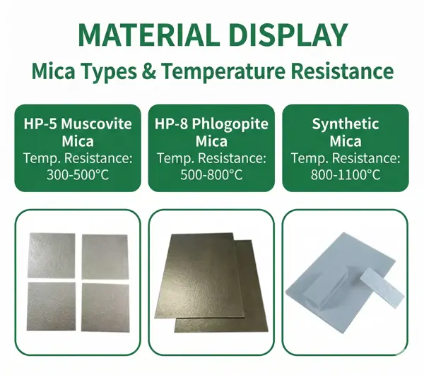 High-temperature fire barrier mica sheet