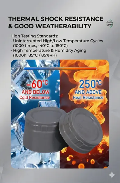 Waterproof silicone thermal potting compound for electronic component protection