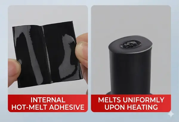 Adhesive lined heat shrink tubing