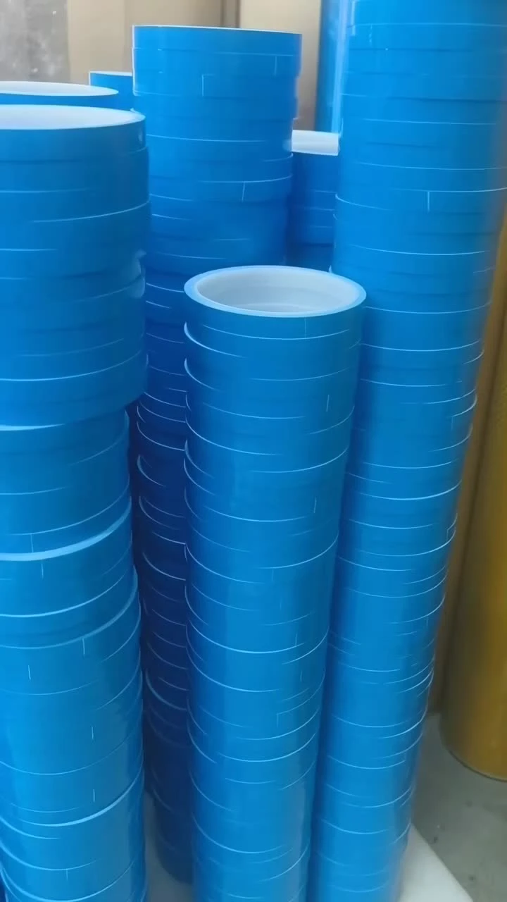 1.0 W/m·K thermally conductive double sided tape with fiberglass carrier for battery cell heat dissipation